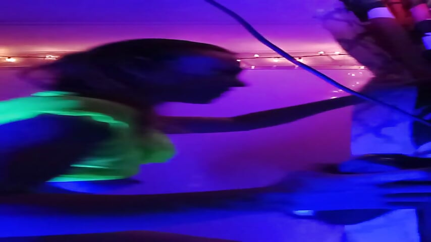 Sexy blk lite dance.
