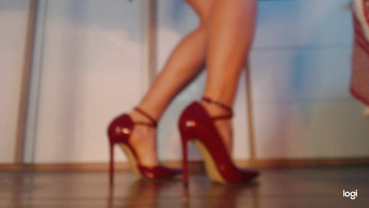 red heels and asshole