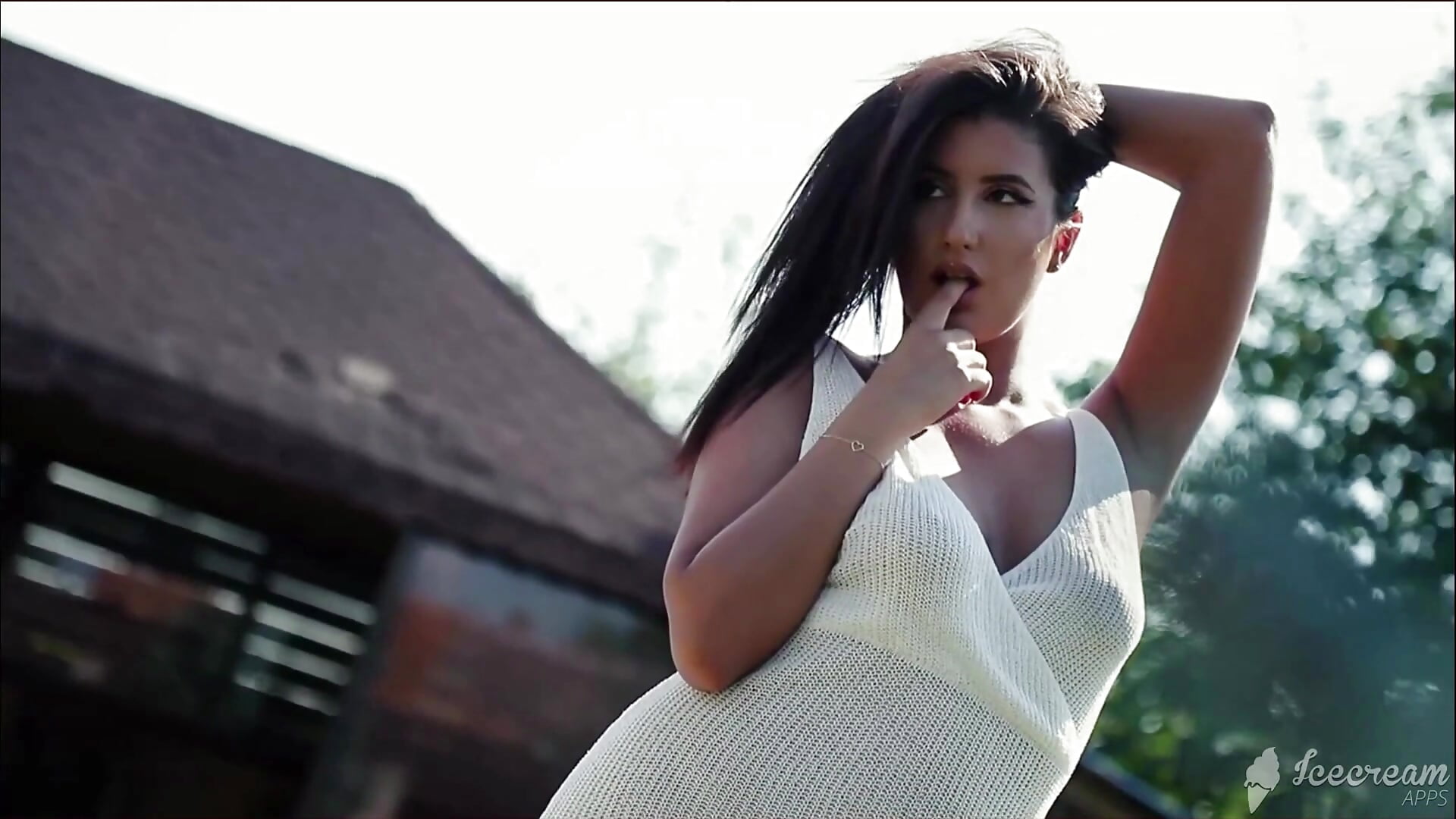 A little bit of tease - video by RebeccaRyen cam model