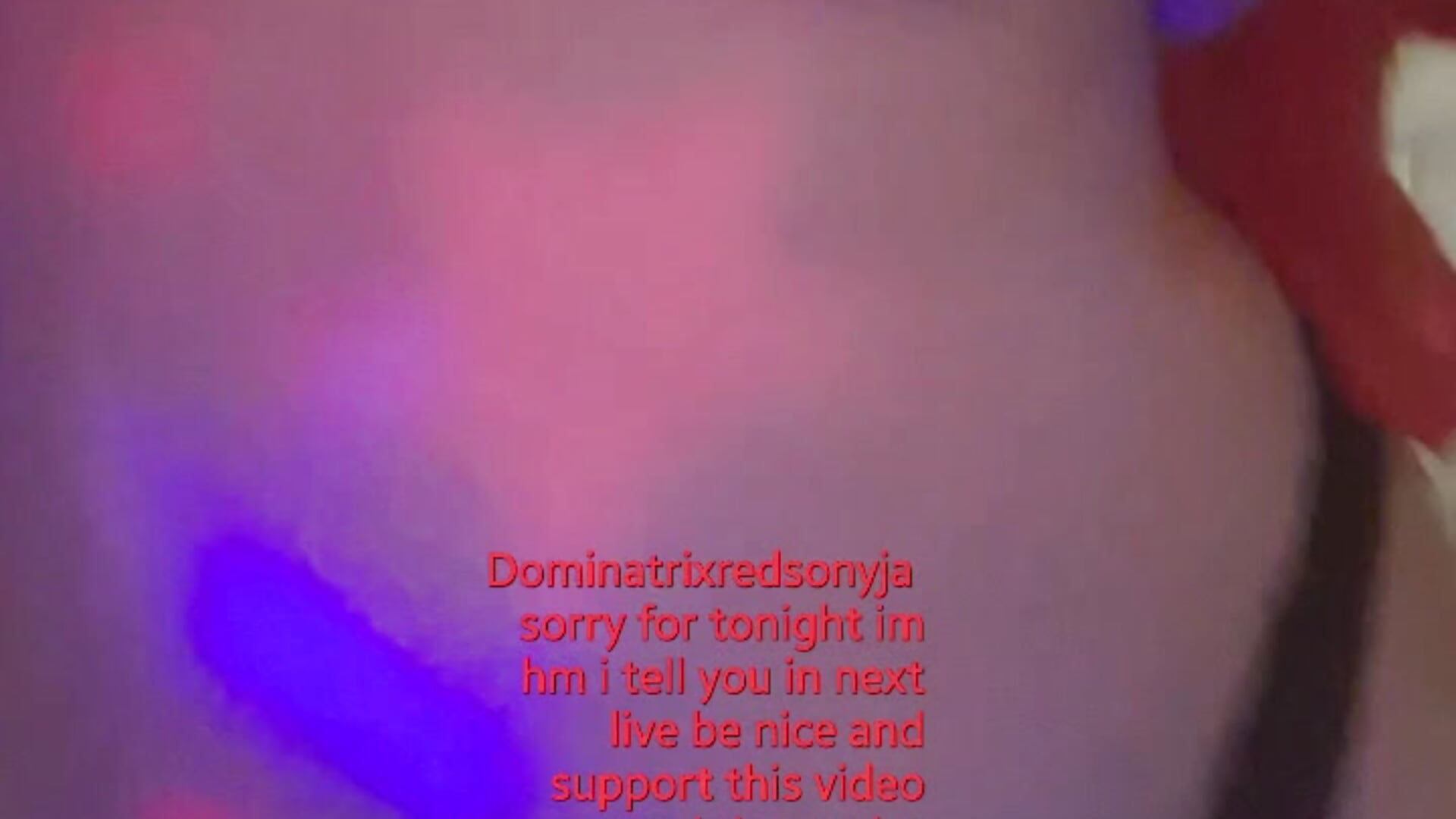 Dance 💃 in red im sorry for tonight - video by dominatrixredsonyja cam model
