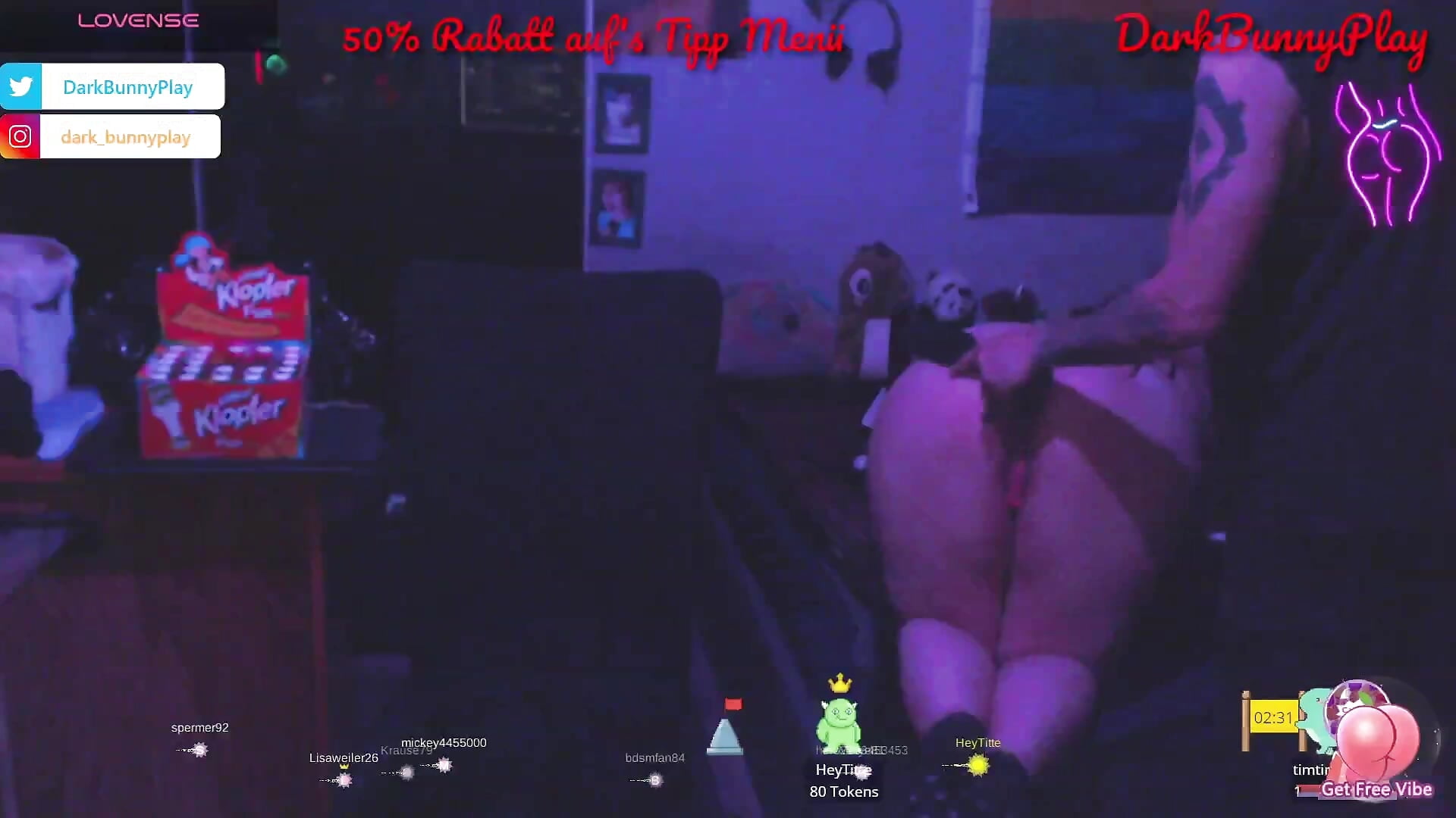 Juni Highlights 2025 - video by DarkBunnyPlay cam model
