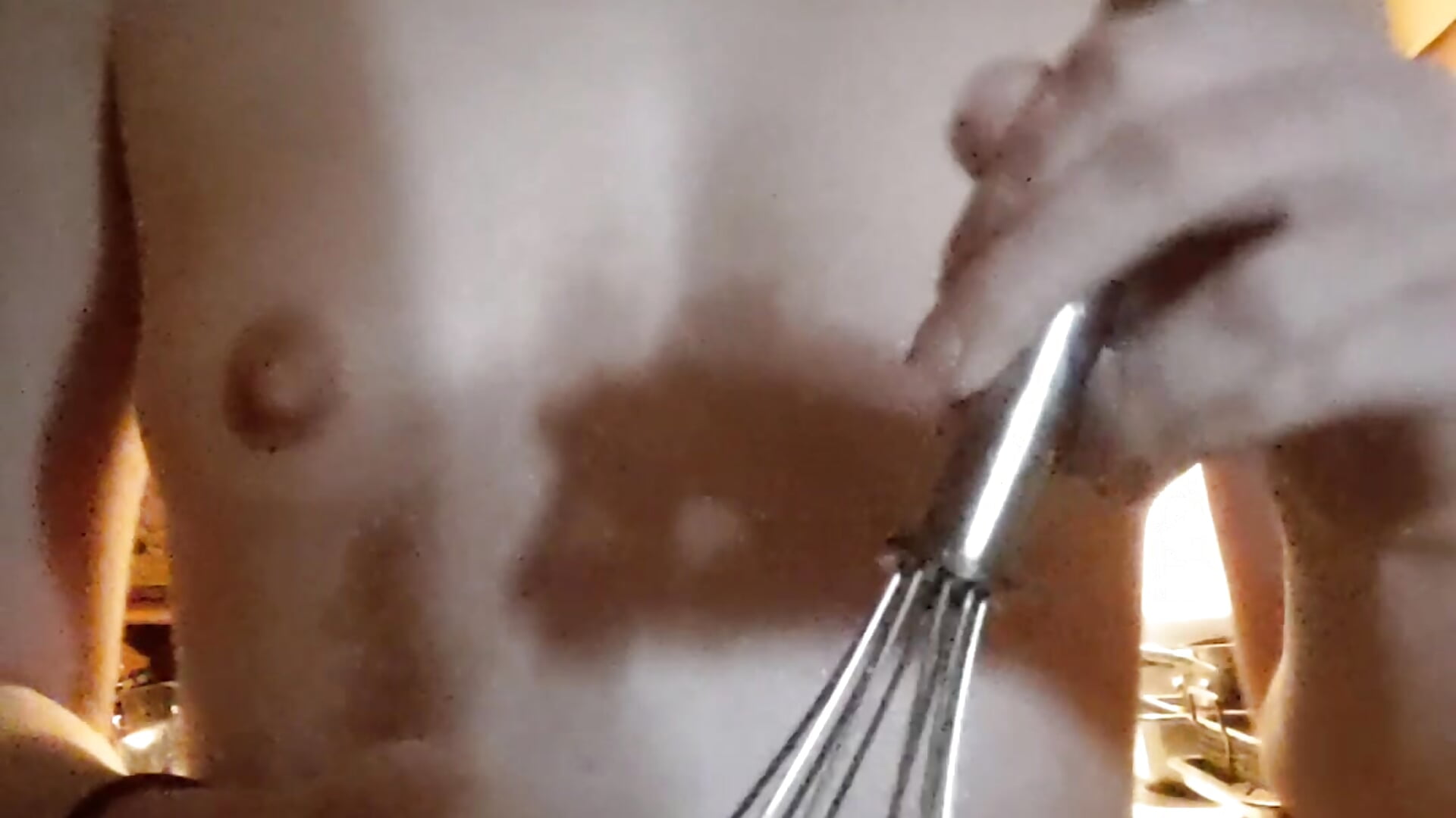 Birthday cake mixing and Titties