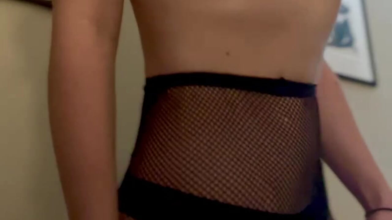 fishnet tease :) - video by addiebby33 cam model