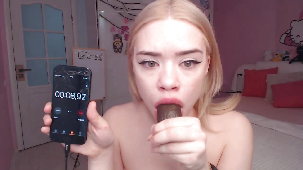 1 minute of BBC Deepthroat－カメラキャストのVixenMiaの動画