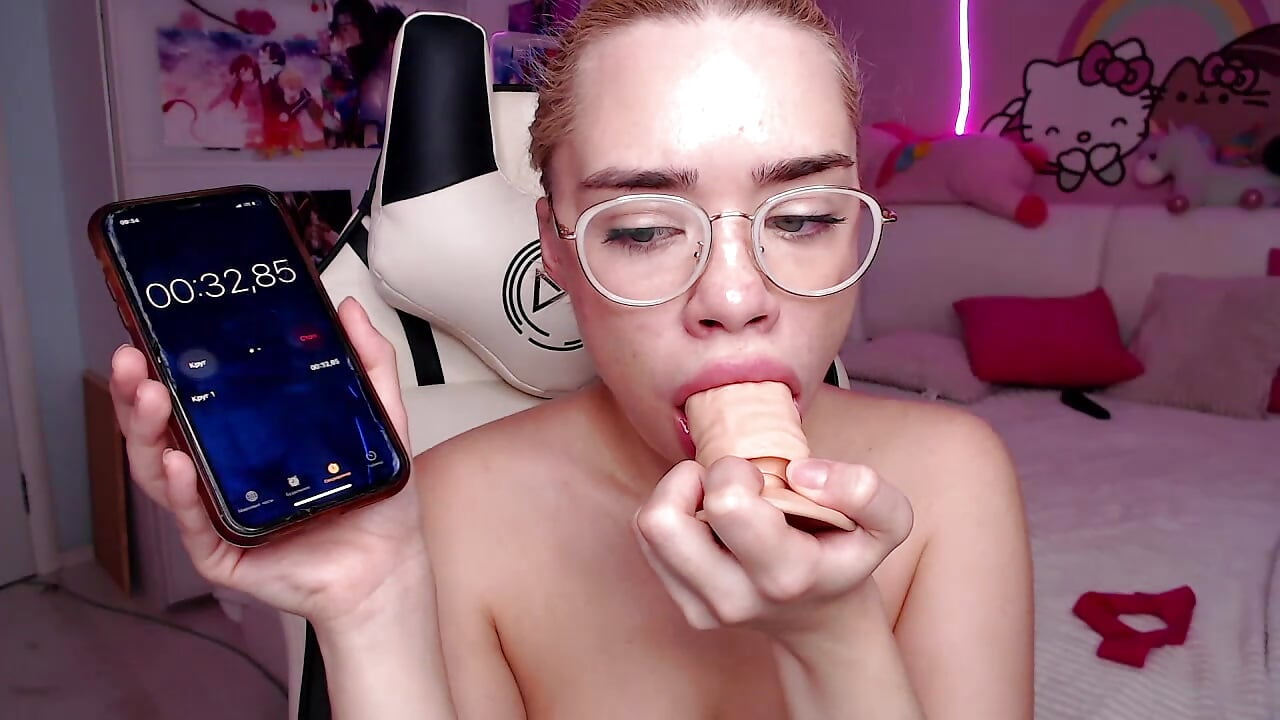 3 MINUTES OF DEEPTHROAT HODLING－カメラキャストのVixenMiaの動画