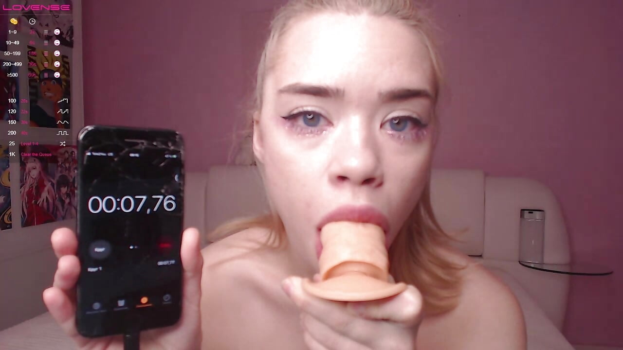 Dildo Deepthroat Holding RECORD－カメラキャストのVixenMiaの動画