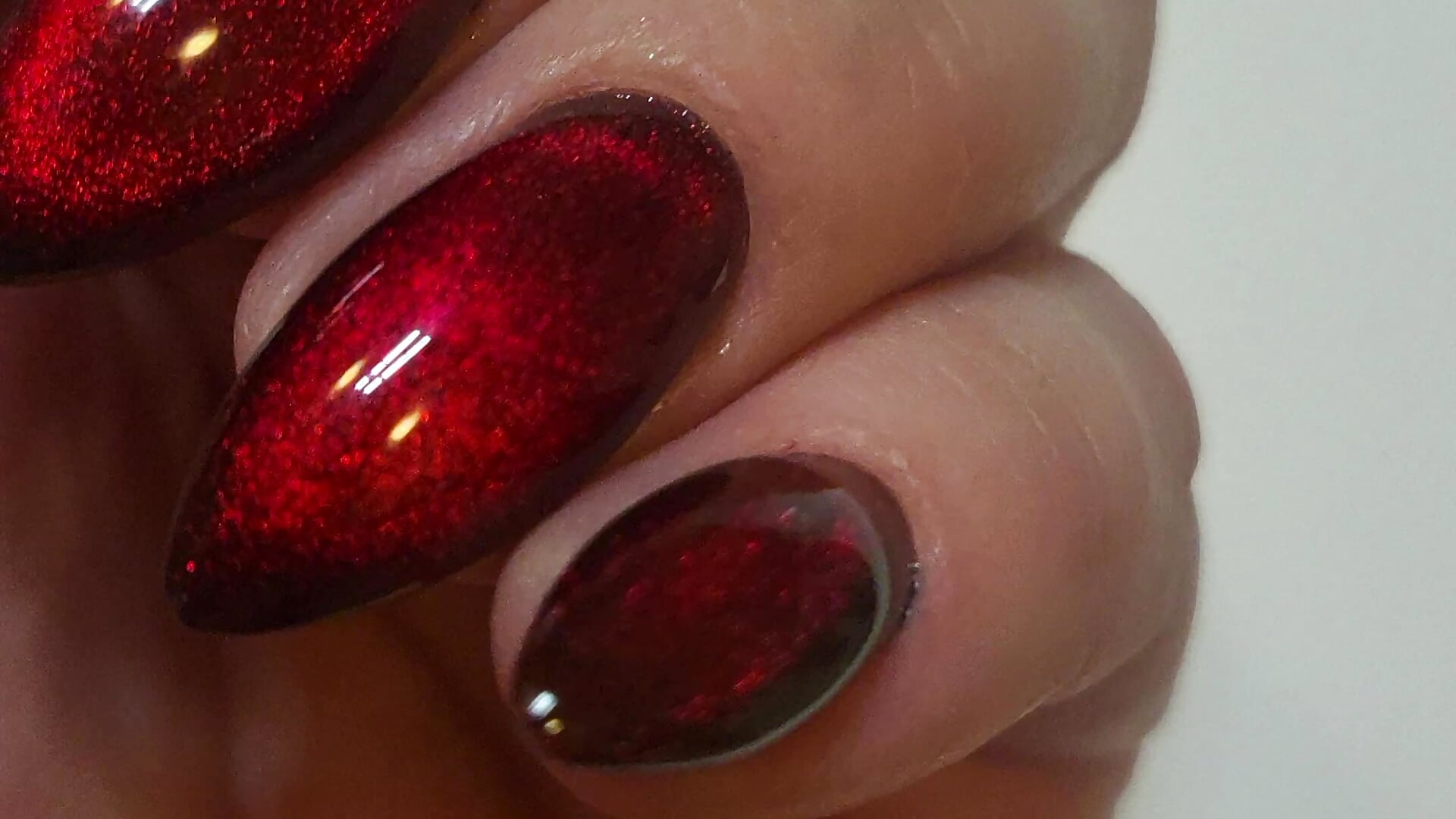 New nails: Cat Eye - video by Ladykaos cam model