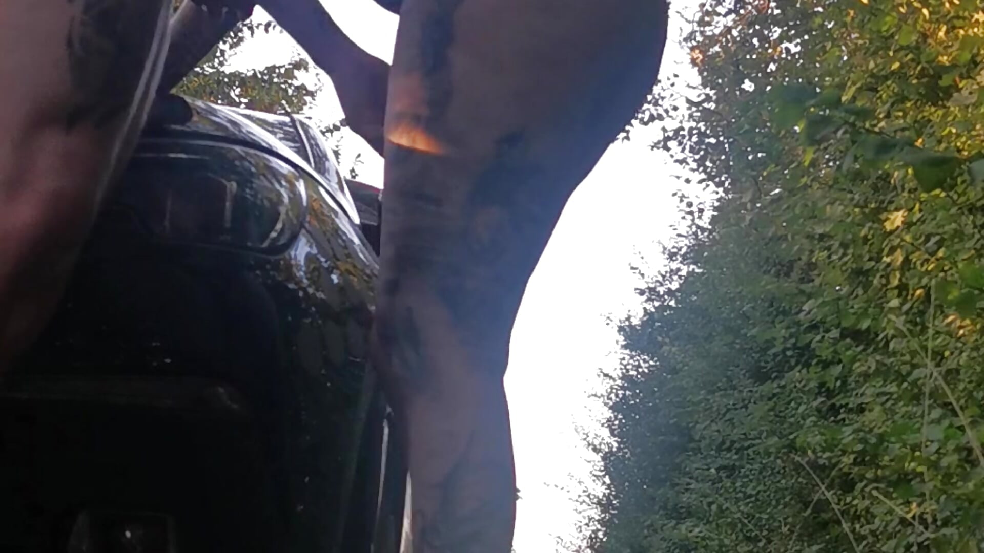 Outdoor doggy - video by Lina_Squirts cam model