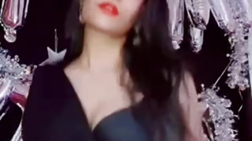 Black bra and saree