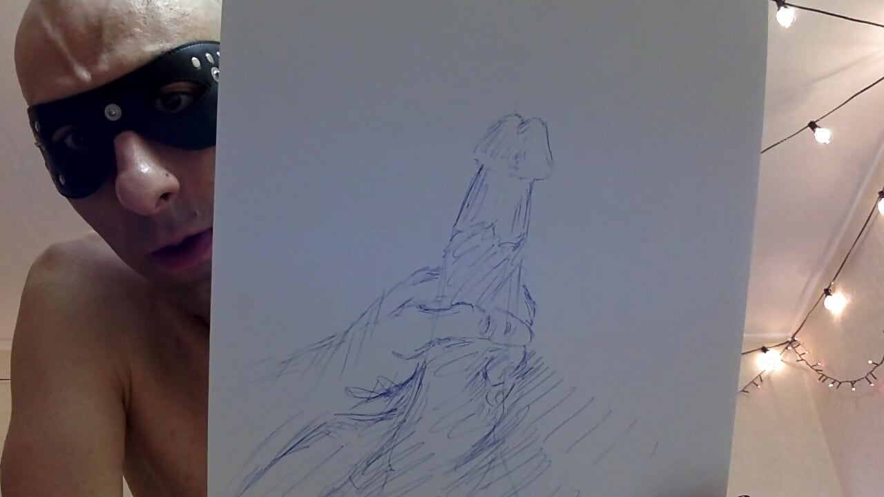Chris👄Thank you so much!!! I drew your dick✍️🍌 - video by HandsomeAlfie cam model
