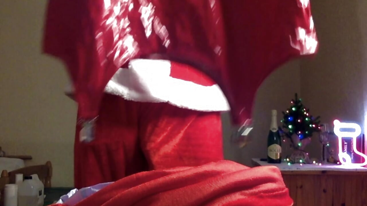 Find out what Santa has in his bag?🎅 #Femboy #InteractiveToys #HumiliationPlay #SissyOutfit #HighHe