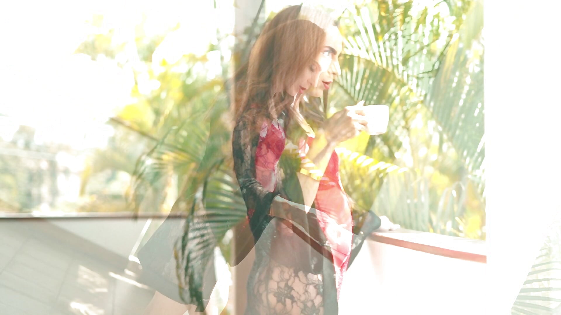 Hot morning coffee - video by AlejandraDangerGirl cam model