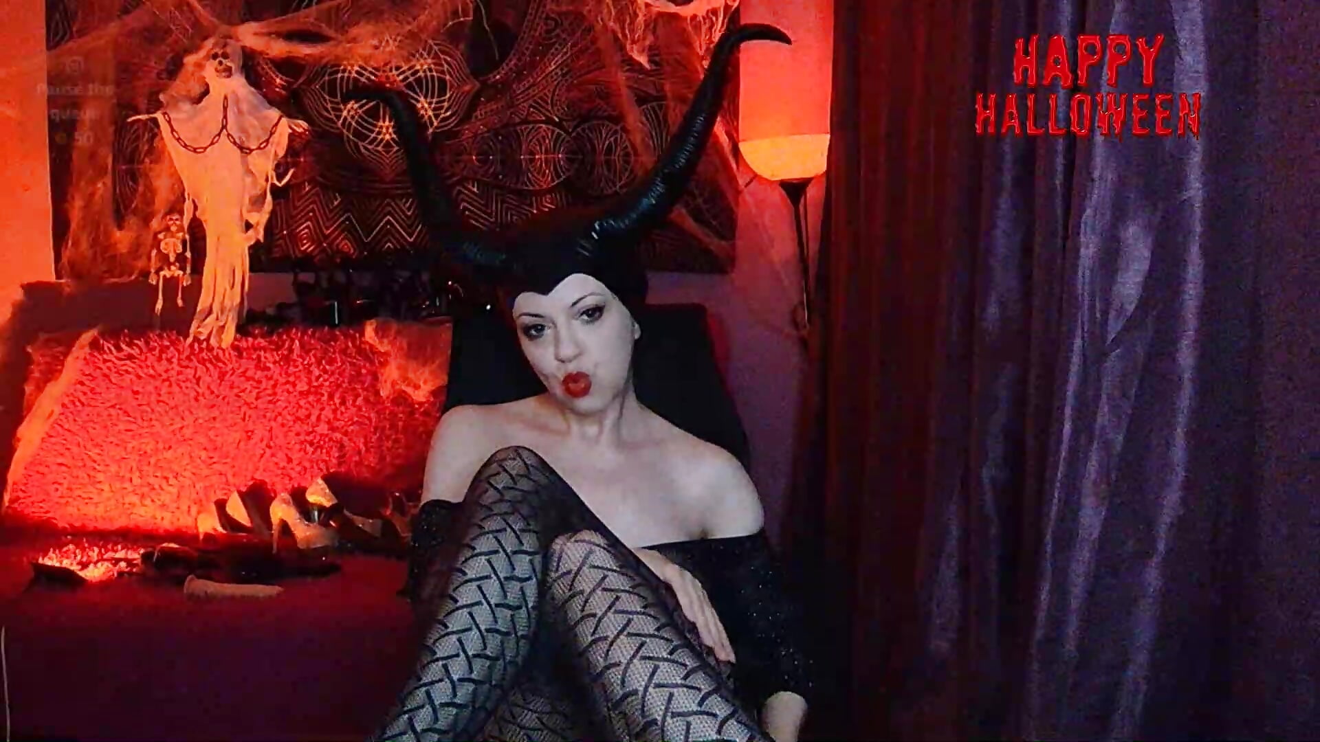 Hot teasing of Sexy Dark Goddess - video by Helena__Femdom cam model