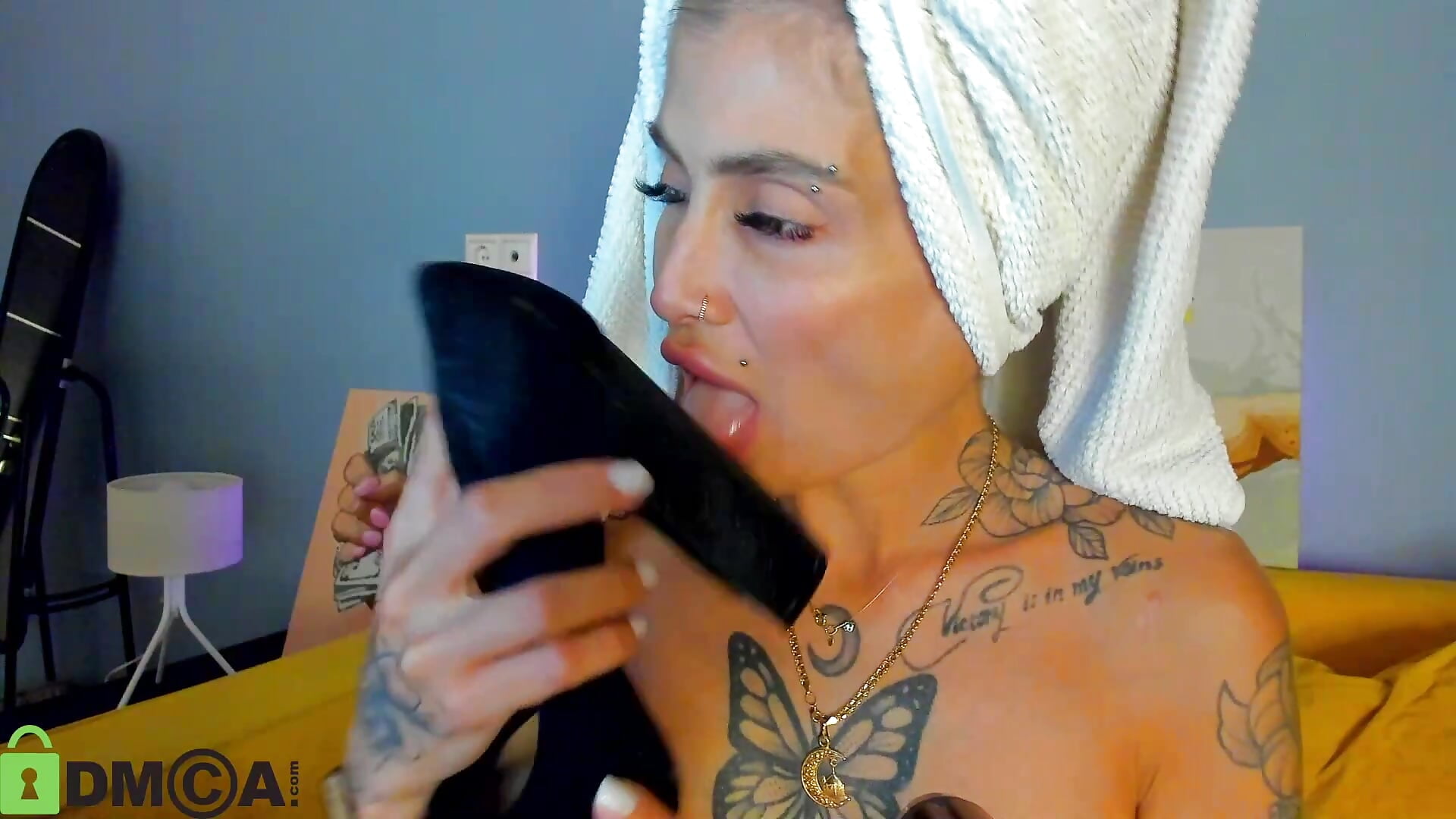 hot heel licking