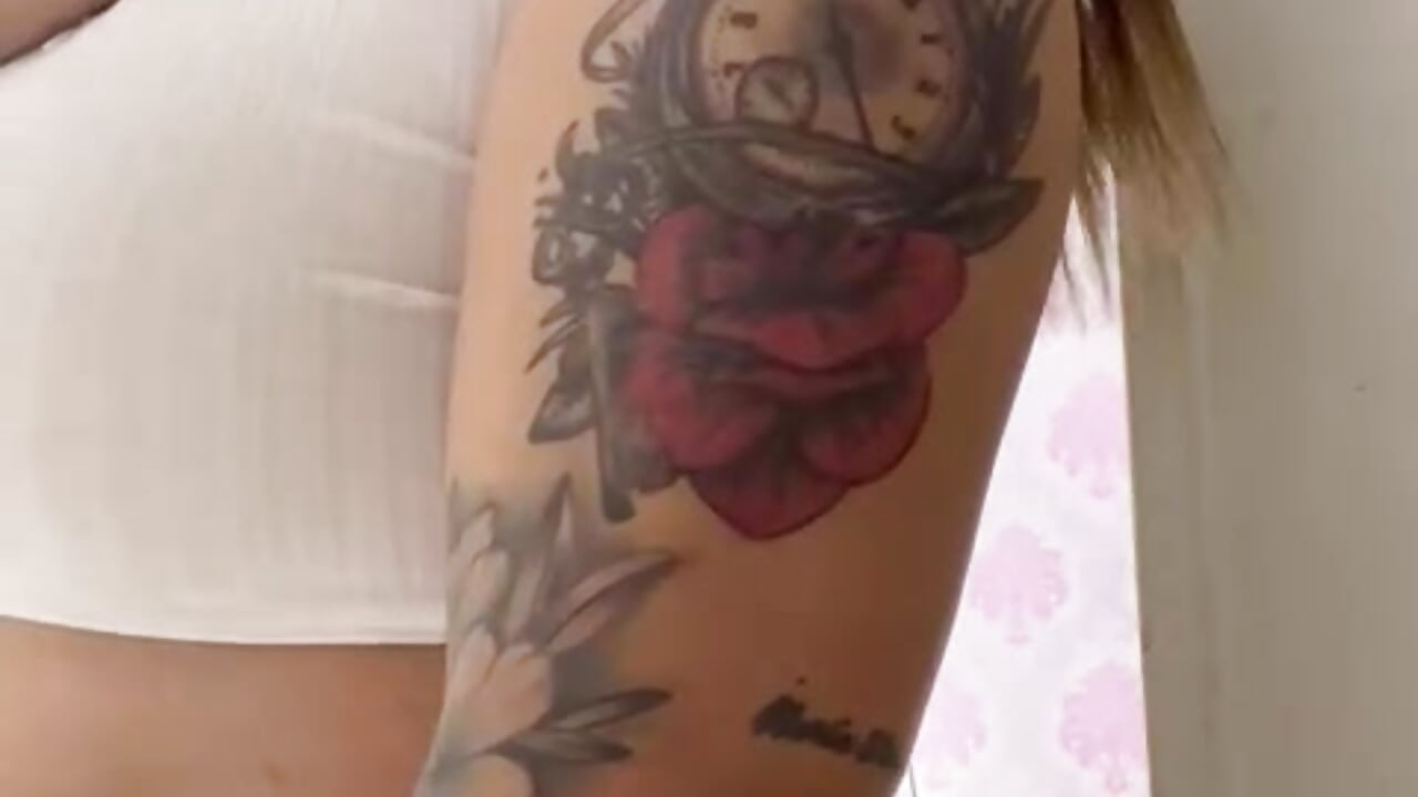 Ink, metal and lots of attitude 😈🔥 - video by kloe_campbell cam model