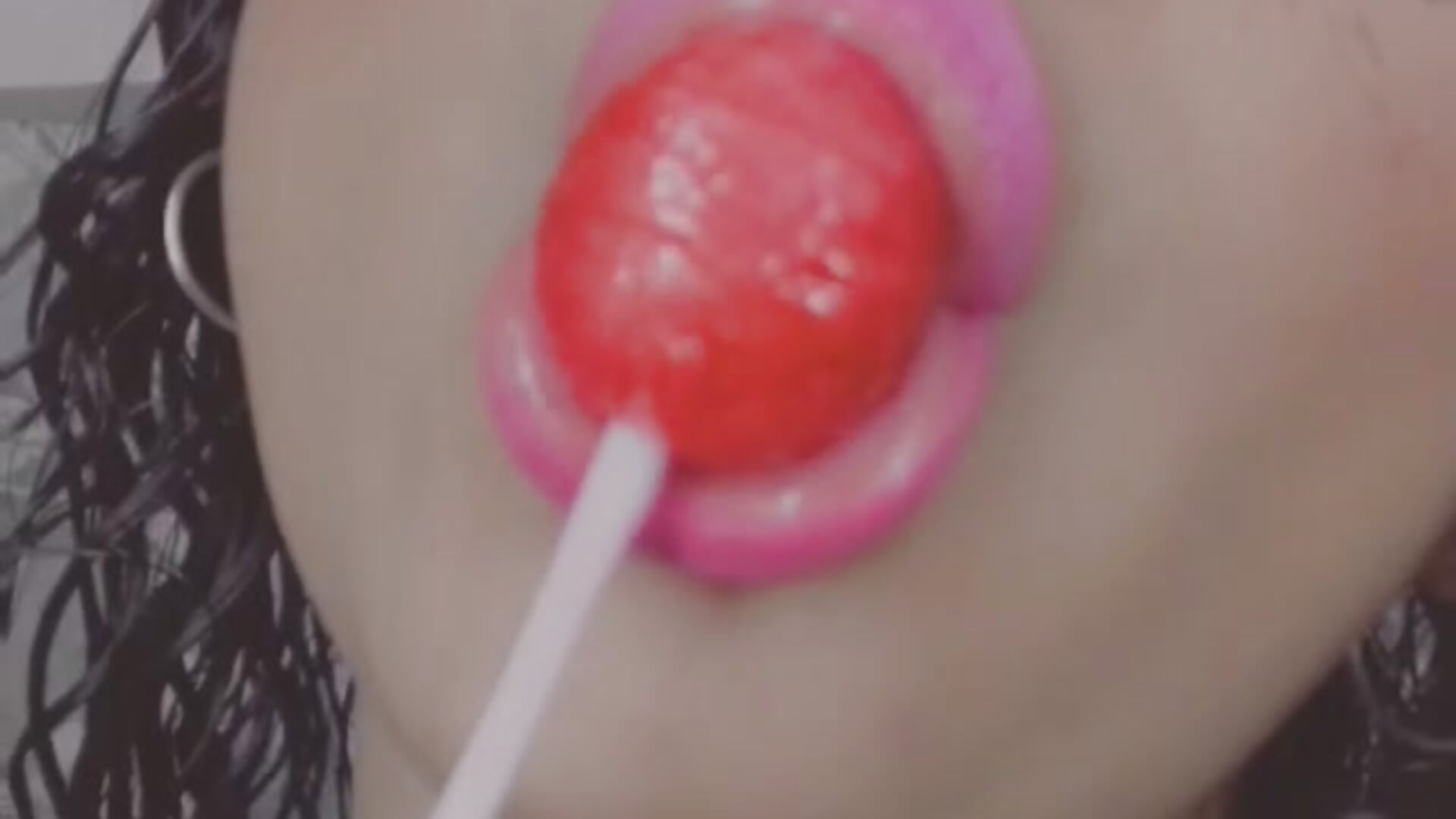 candy little mouth🍭 - video by lucy_hairypussy83 cam model