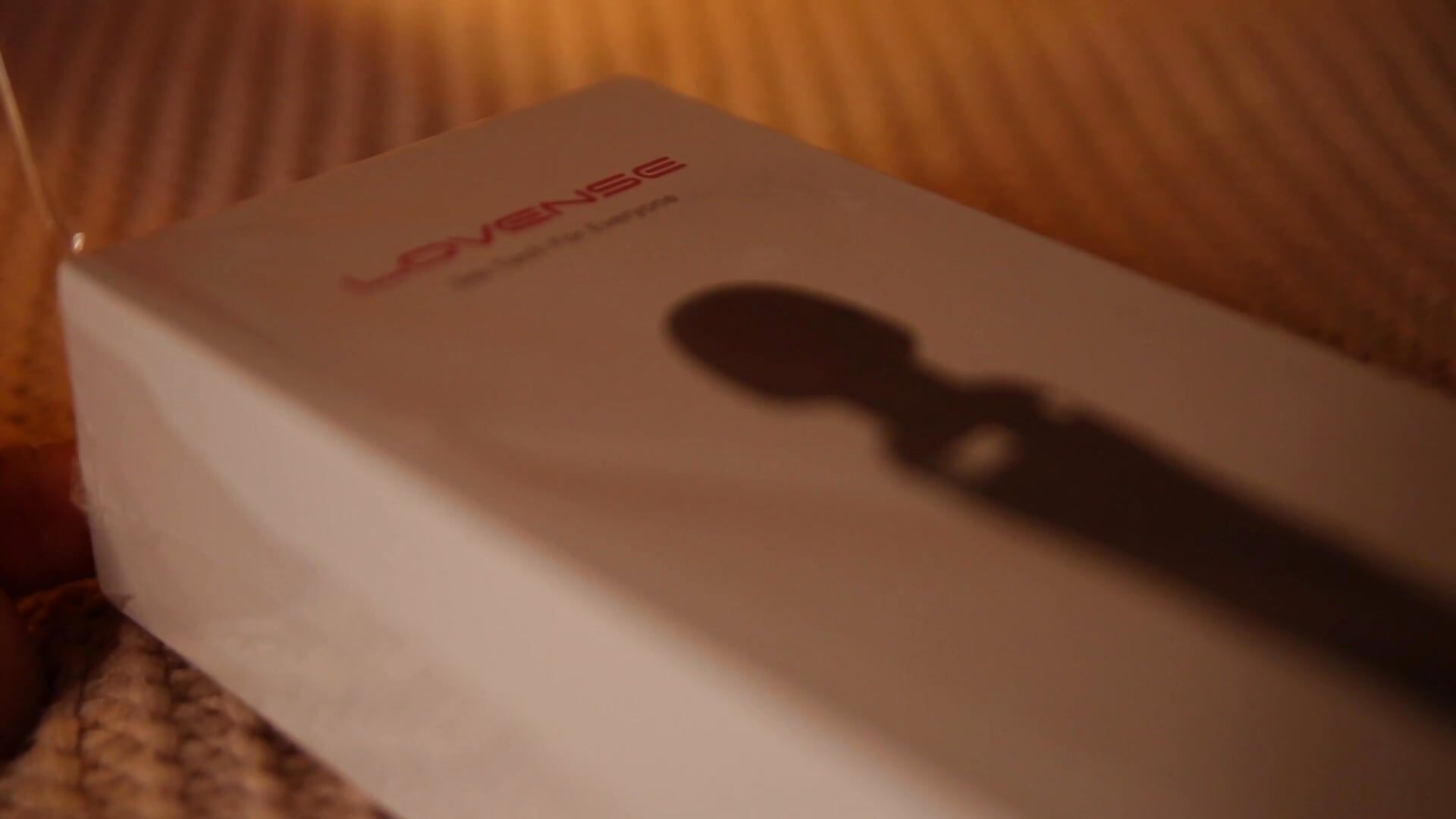 DOMI 2 unpacking + boobs play with toy - video by AlicePinky cam model