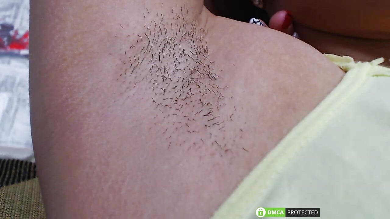 showing hair on pussy and armpit - video by Kriss_brunette_5 cam model