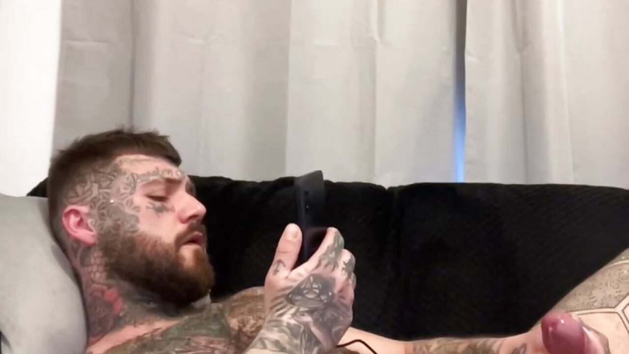 CUMSHOT w Tight morning balls