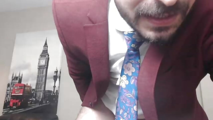 SUIT JERKING HARD - video oleh Alphamale91 kamera model