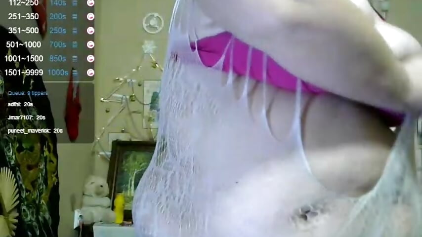 white pantyhose - video oleh model kamera piticaforever